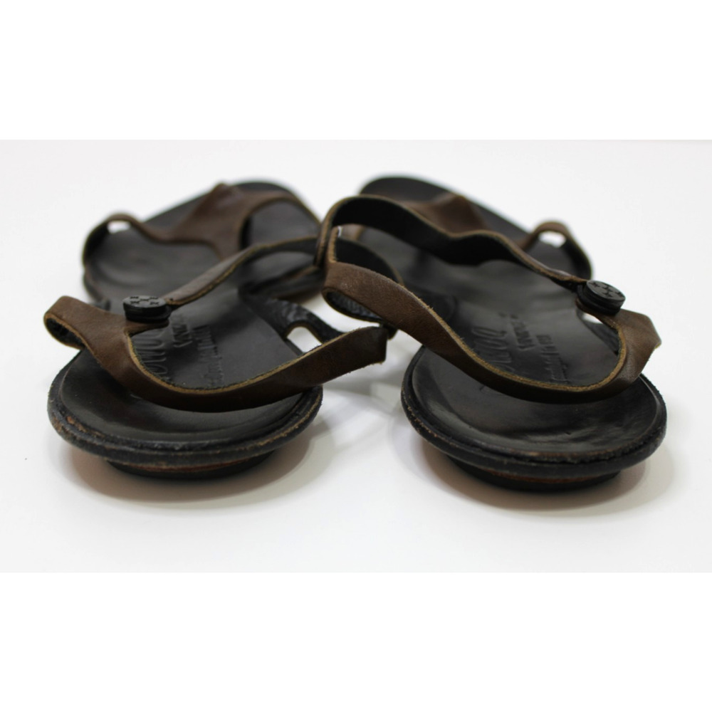 Cydwoq Vintage Leather Flats Slip On Sandals Shoes 36 USA - Picture 5 of 8